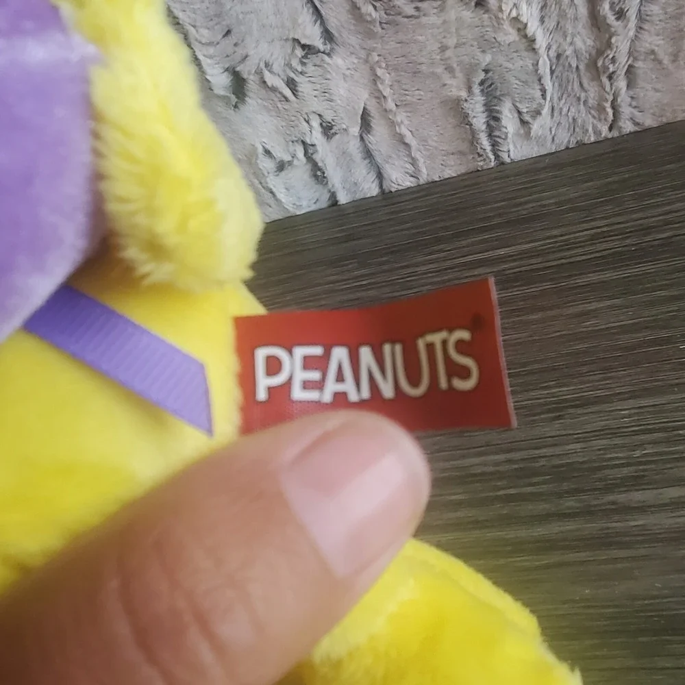 Peanuts Plush Woodstock Be My Valentine Purple Heart Key Clip/Backpack Belt Clip